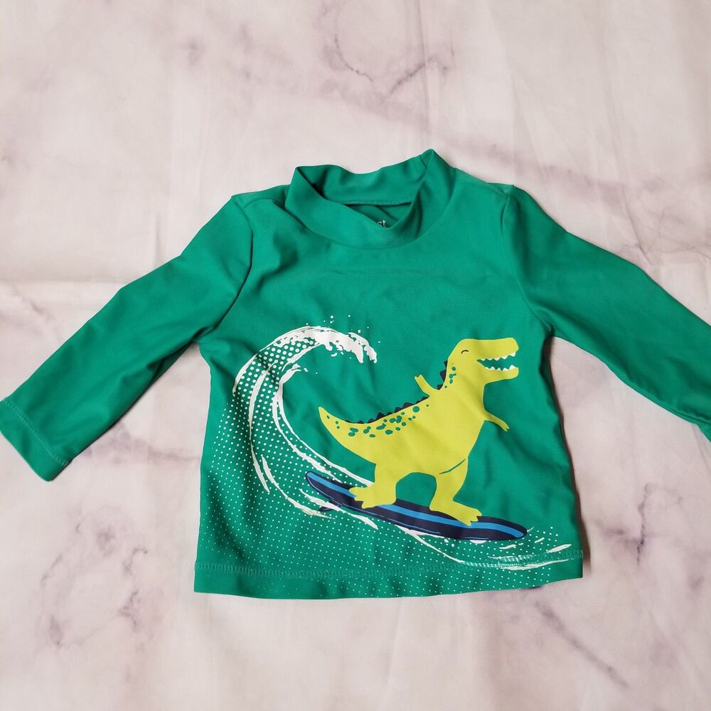 Just One You Carter's Green Rashguard 3M